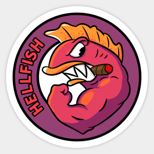 Hellfish Sticker